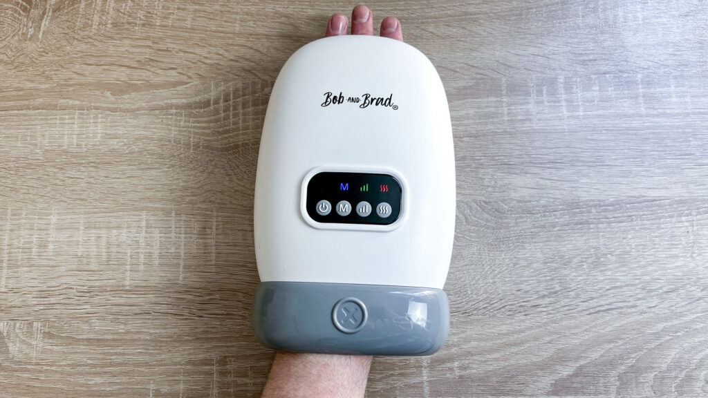 Bob &amp; Brad Hand Massager on a desk