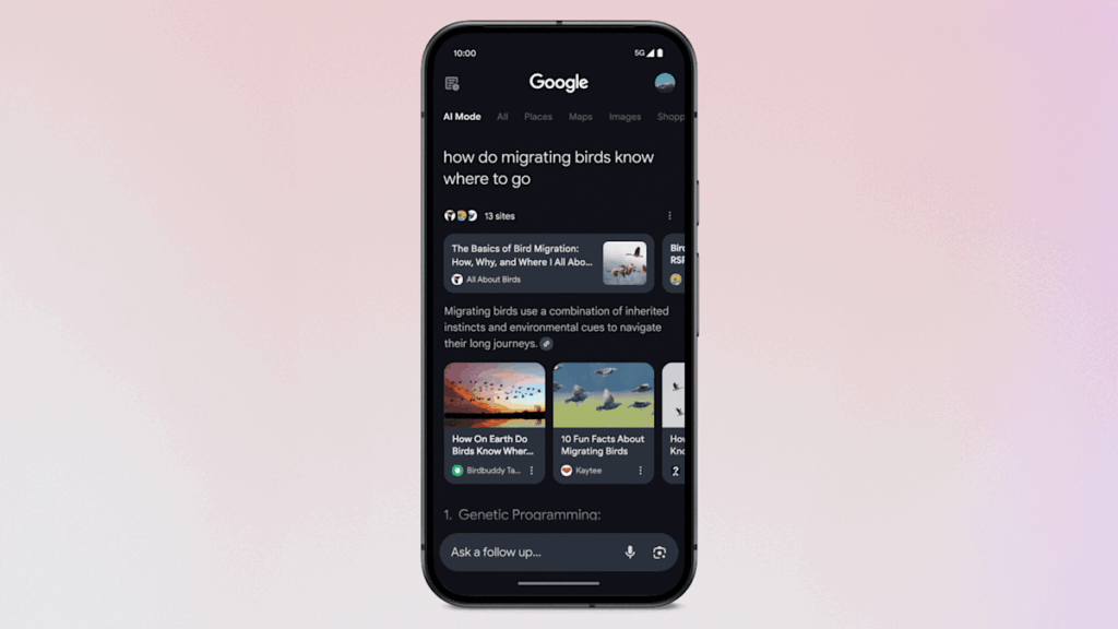 AI Mode is now rolling out to everyone in the US