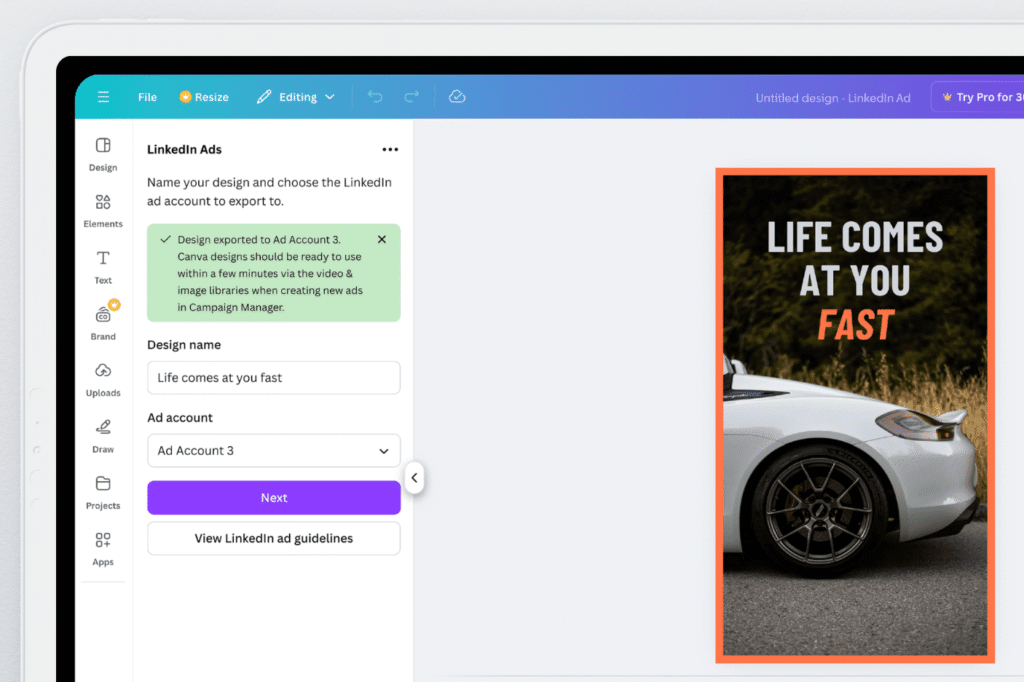 Canva and LinkedIn Just Made Ad Campaigns Easier