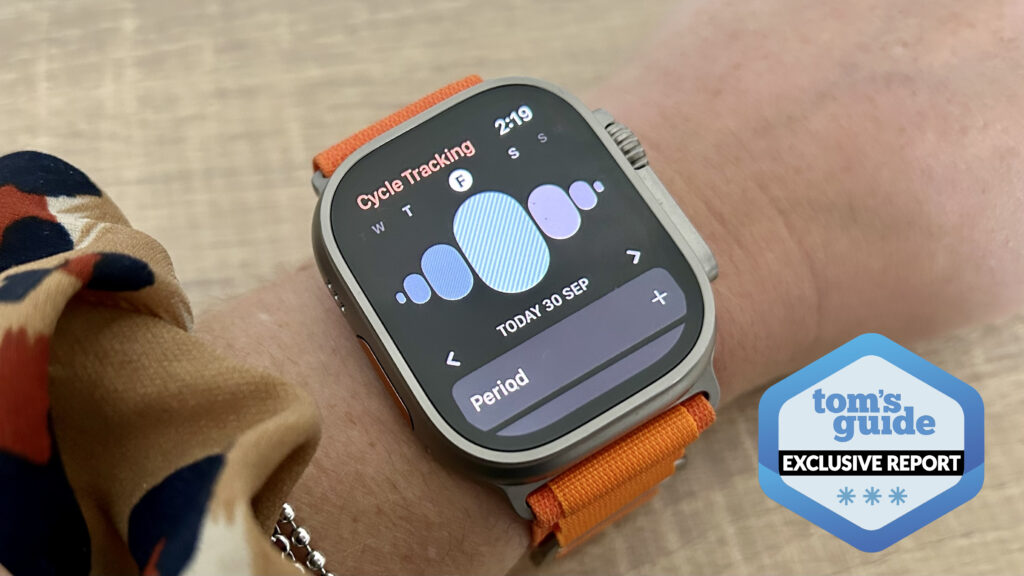 Apple Watch Ultra cycle tracking