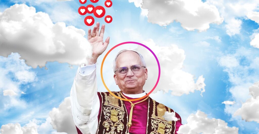 Pope Leo XIV is the first pope with an online footprint