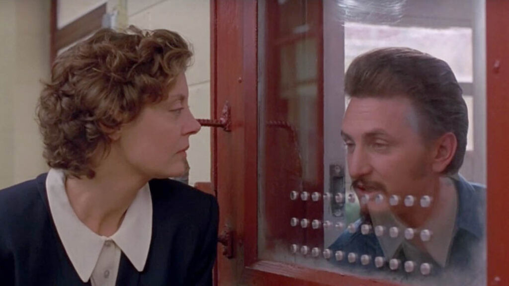Susan Sarandon and Sean Penn in a still from the movie Dead Man Walking