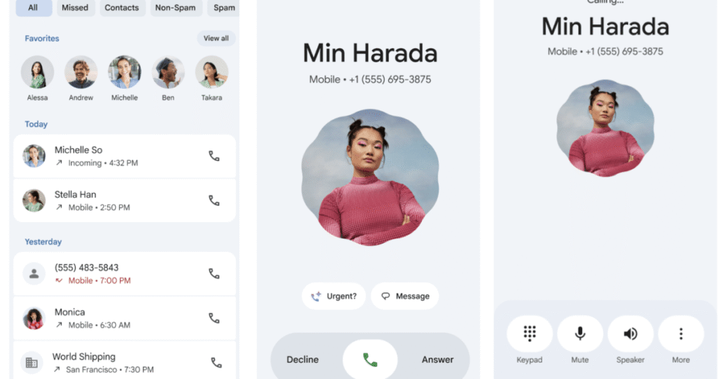 Android’s youthful new design will change the way you make and answer calls Android’s youthful new design will change the way you make and answer calls