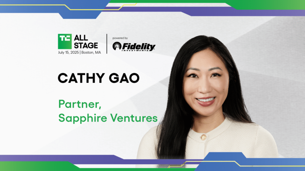 TechCrunch All Stage 2025 Cathy Gao
