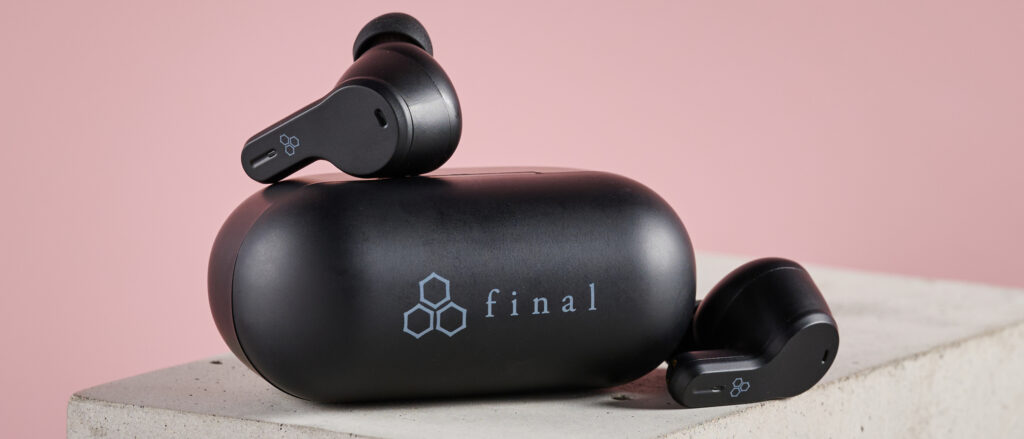 Final VR3000 Wireless on desk with pink background