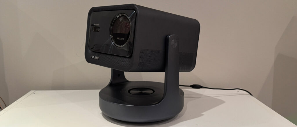 Hisense C2 Ultra review: a bright, very impressive portable projector The Hisense C2 Ultra viewed from the side.