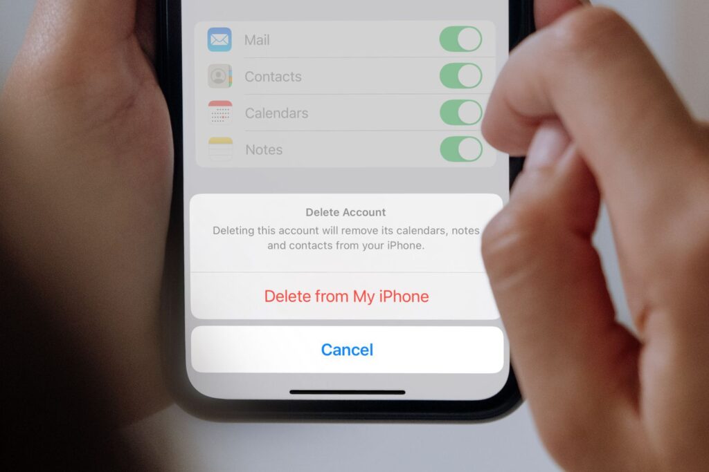 How to Delete an Email Account on iPhone
