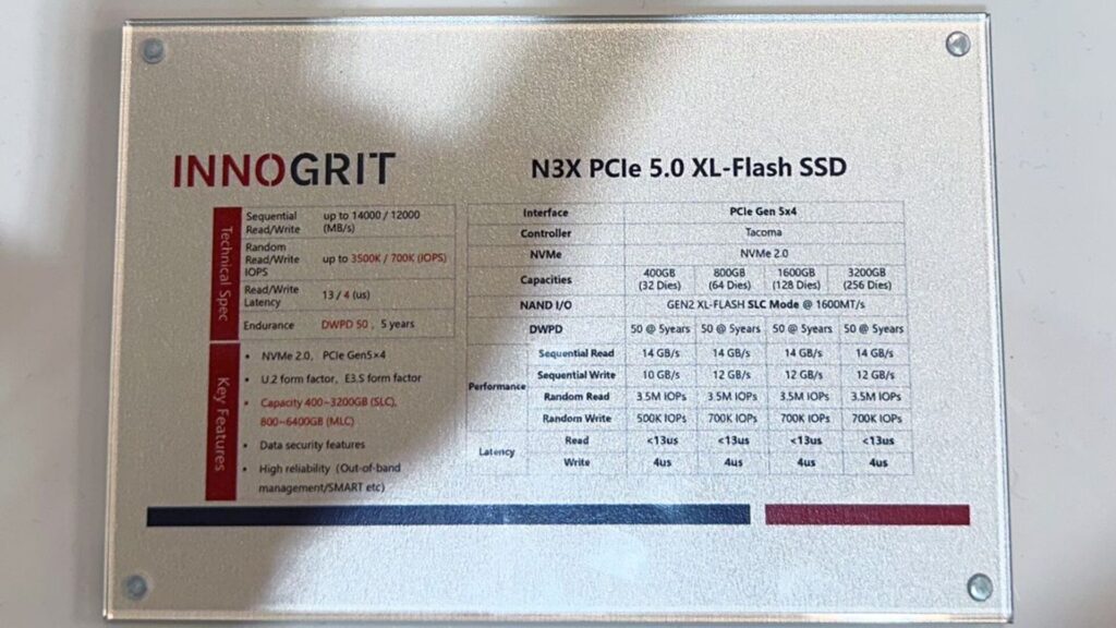 InnoGrit N3X SSD