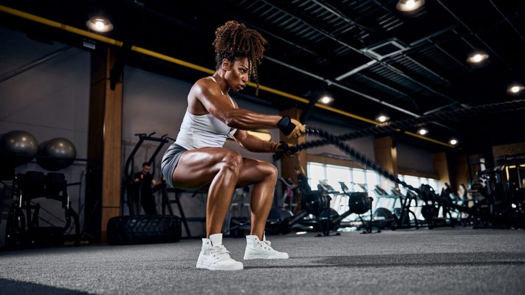 Body Recomposition: How to Lose Fat and Gain Muscle at the Same Time Woman working out