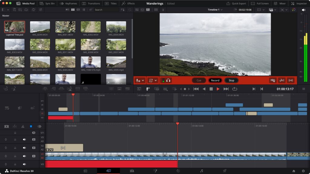 Blackmagic Design's DaVinci Resolve during our review