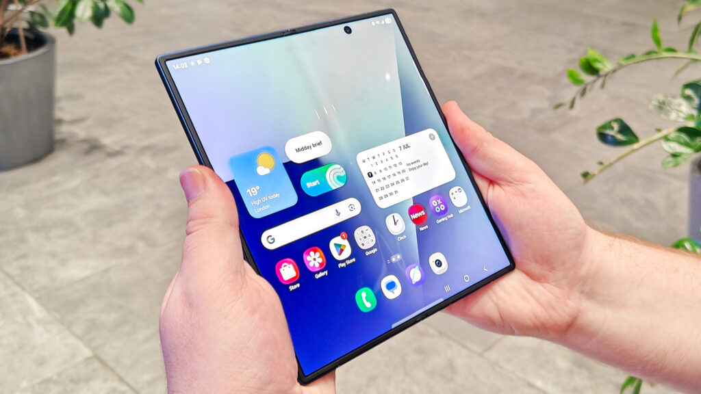 Galaxy Z Fold 7 vs. Honor Magic V5: Which foldable will win? Samsung Galaxy Z Fold 7 unfolded