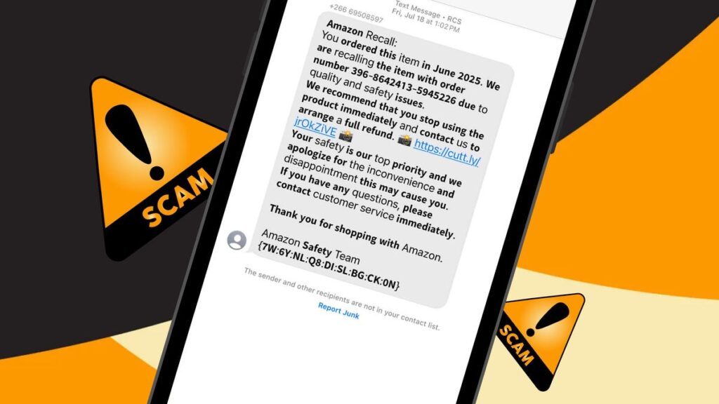 Got a suspicious Amazon refund text? Don't click the link - it's a scam