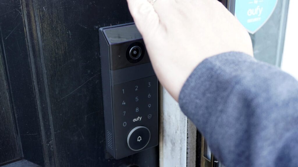 I tested a palm recognition smart lock that doubles as a video doorbell - and it's on sale