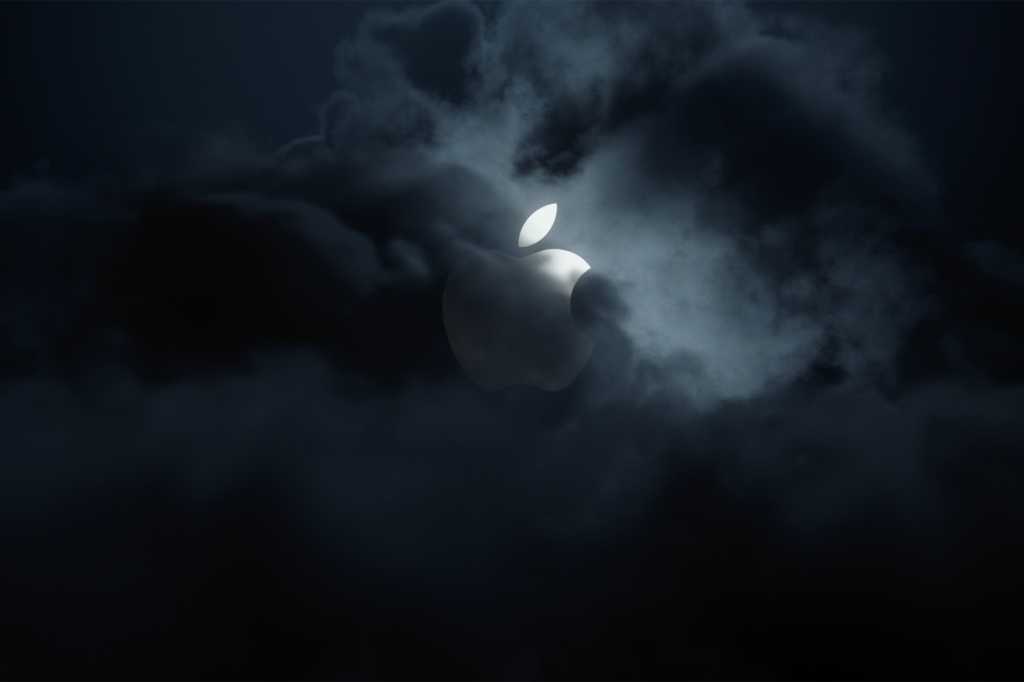 Is Apple really Apple without leaks and rumors? Apple logo obscured by clouds