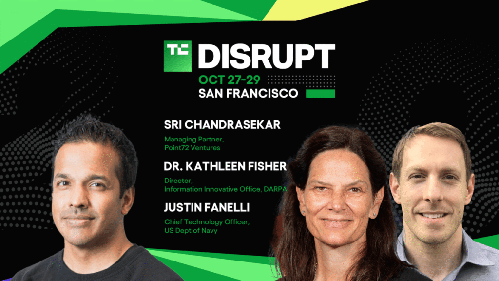 National security meets next-gen tech at Disrupt 2025 AI Defense panel TechCrunch Disrupt 2025 Sri Chandrasekar, Justin Fanelli, Kathleen Fisher