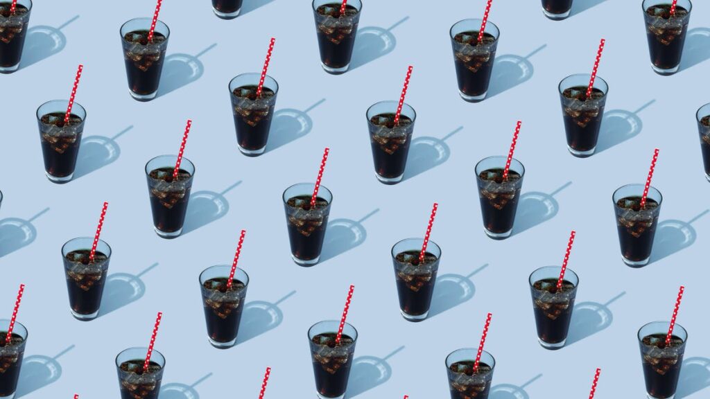 Healthy soda pattern