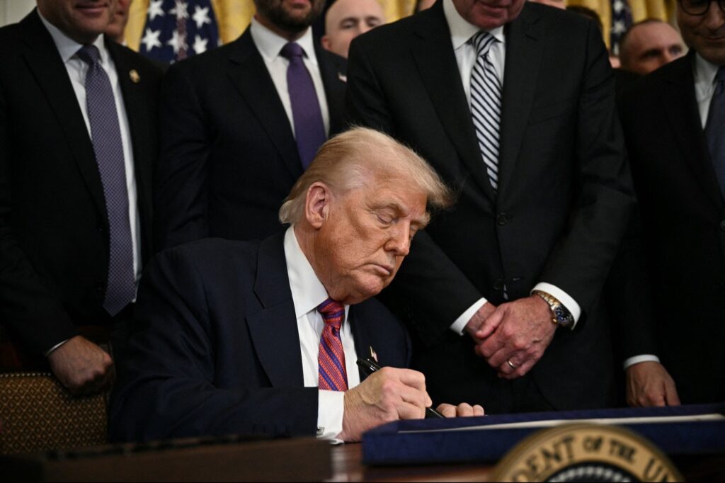 President Donald Trump Signs GENIUS Act: ‘Crypto Capital’ President Donald Trump Signs GENIUS Act: 'Crypto Capital'