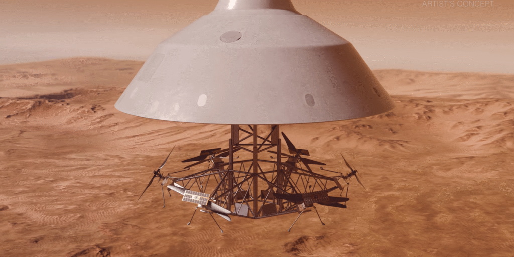 Robot Videos: Mars Helicopters, Rope-Driven Dog, More