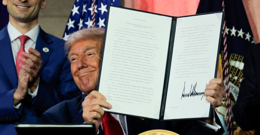 The White House orders tech companies to make AI bigoted again The White House orders tech companies to make AI bigoted again