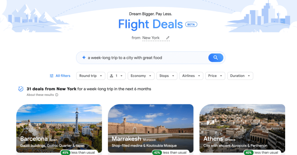 Google Flights can help you book a trip when you don’t know where to go Google Flights can help you book a trip when you don’t know where to go