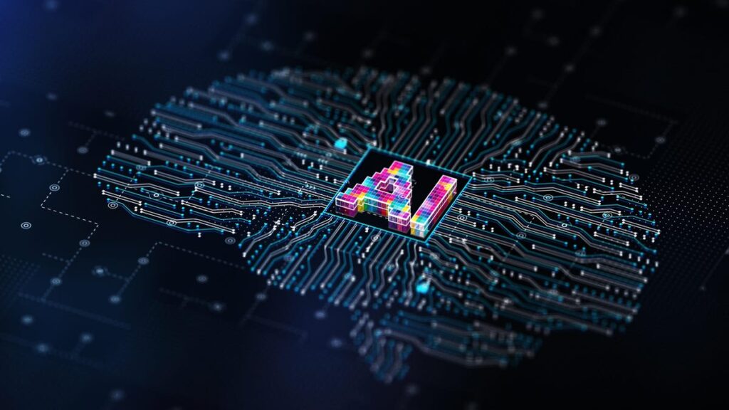 Brain made of circuit wires