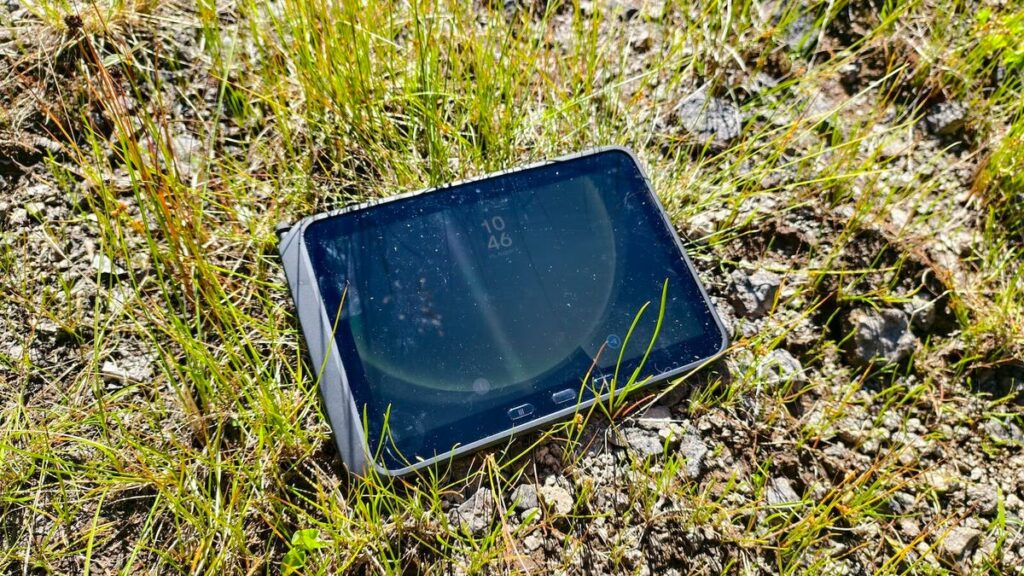 I brought Samsung's rugged Galaxy tablet on a hiking trip, and it weathered everything