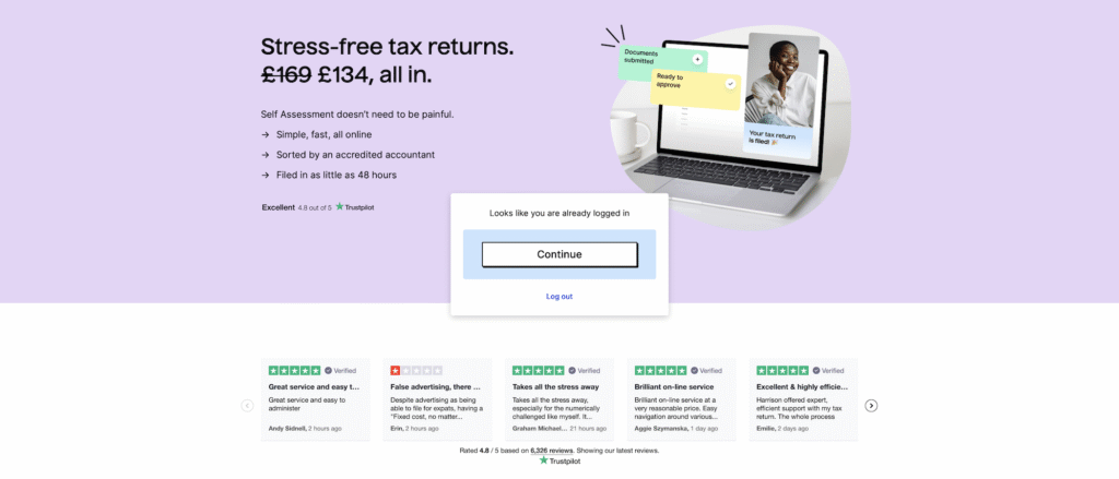 TaxScouts website screenshot