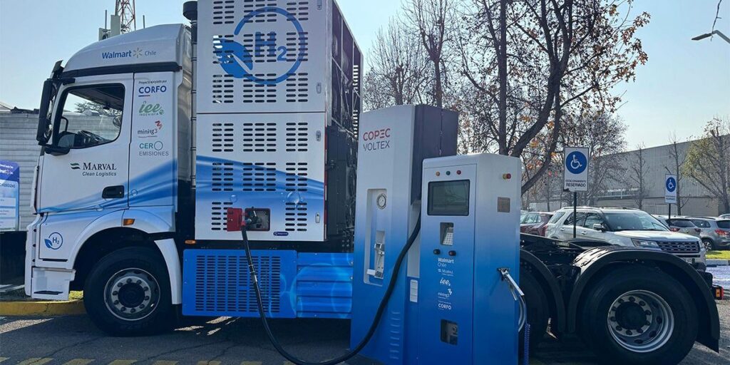 Walmart Debuts Green Hydrogen Fuel Cell Truck in Chile