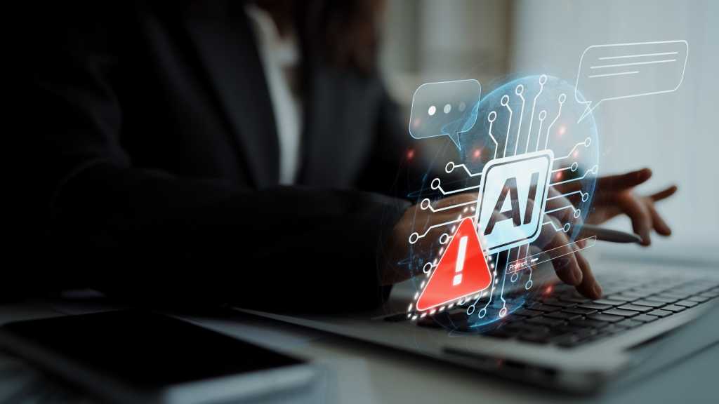 Prompt hijacking puts MCP-based AI workflows at risk AI interface showing prompt error warning and system alert. AI prompt failure can lead to incorrect output or hallucination. Managing AI prompt error is crucial in safe AI deployment. Muxer