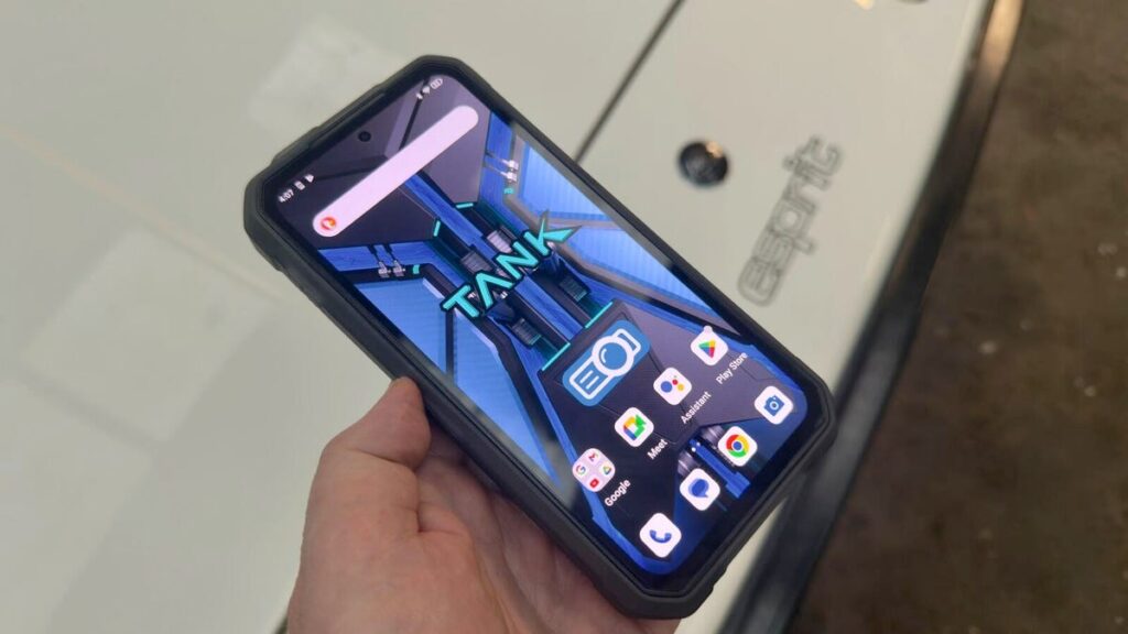 This tank of a phone has a built-in projector, but that's not why you should care about it