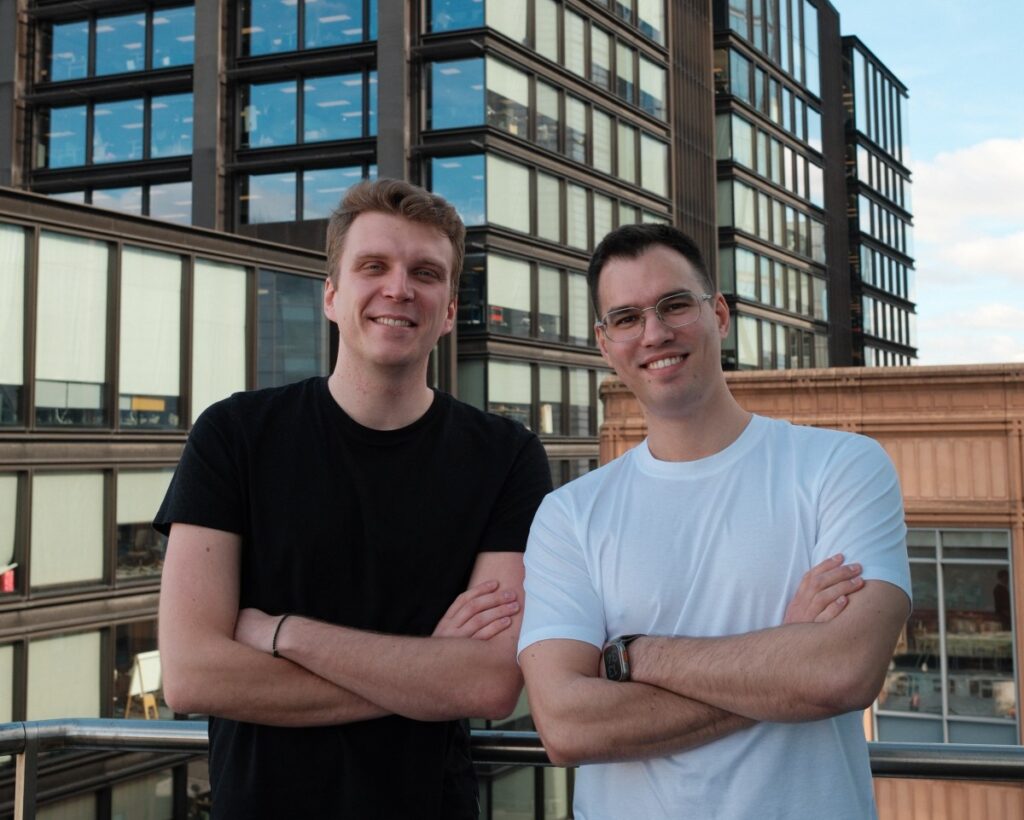 Trace raises $3M to solve the AI agent adoption problem in enterprise Trace founders Tim Cherkasov and Artur Romanov stand on a rooftop, crossing their arms