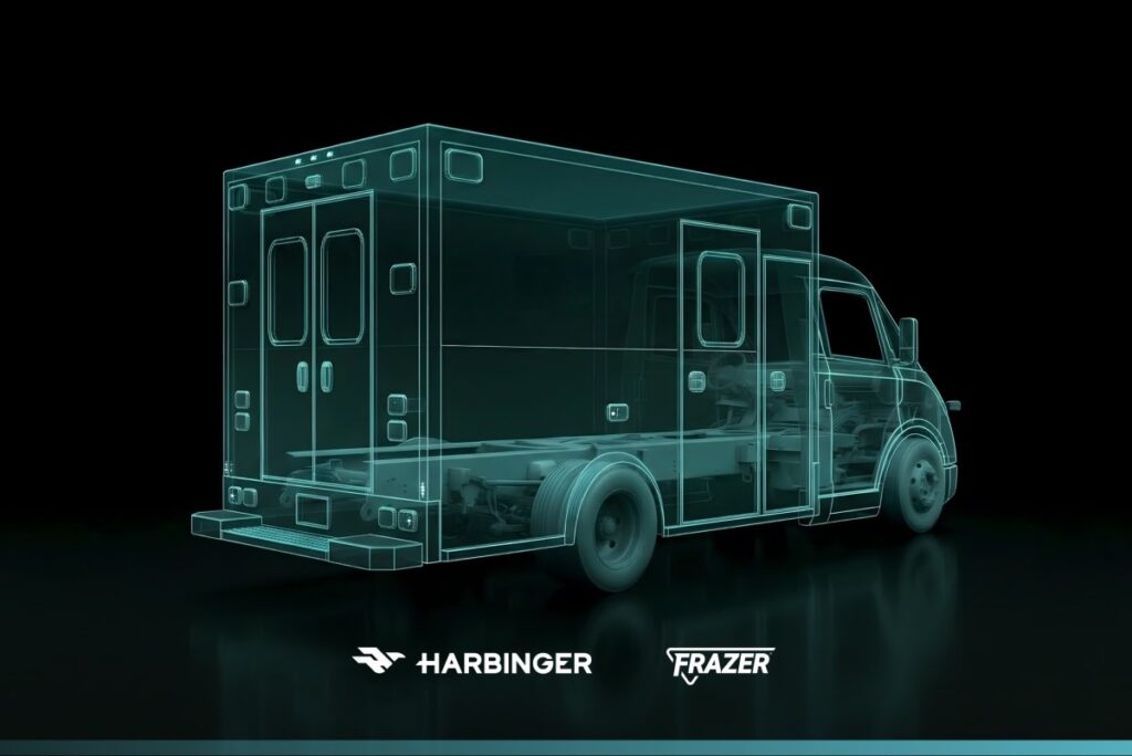 Harbinger’s next product will be hybrid emergency vehicles A concept of Harbinger and Frazer's hybrid ambulance