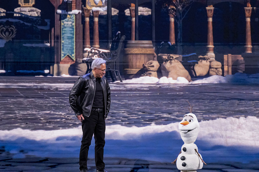 Nvidia has already committed $40B to equity AI deals this year Jensen Huang, chief executive officer of Nvidia Corp., and Olaf, a robotic character from the Disney movie Frozen, during a keynote address at the Nvidia GTC conference in San Jose, California, US, on Monday, March 16, 2026. Nvidia Corp., the company at the center of an explosive build-out of AI computing, expects to generate at least $1 trillion from its Blackwell and Rubin chips through the end of 2027.