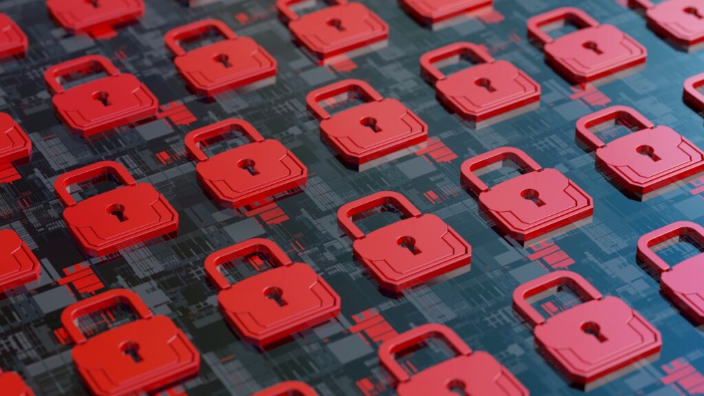 Cyera eyes $12B valuation at 80x ARR multiple despite operating losses Cybersecurity concept red padlocks