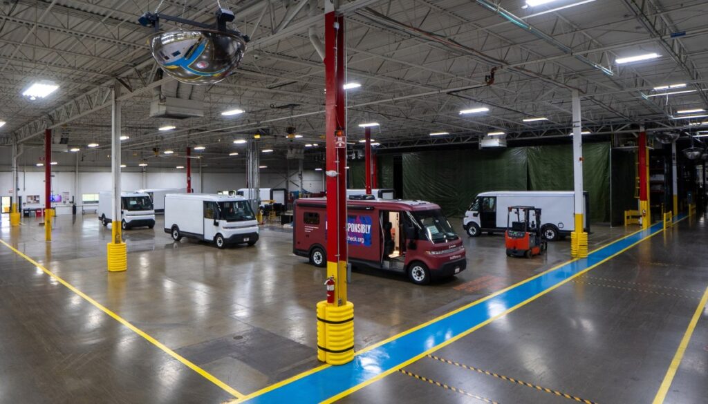 Detroit startup Grounded raises $5M to customize electric and gas-powered vans Grounded Detroit facility
