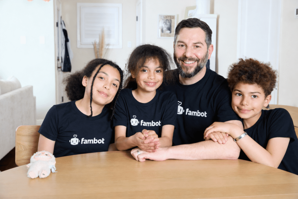 Fambot introduces an ‘AI chief of staff’ for families Fambot CEO David Reich with his kids